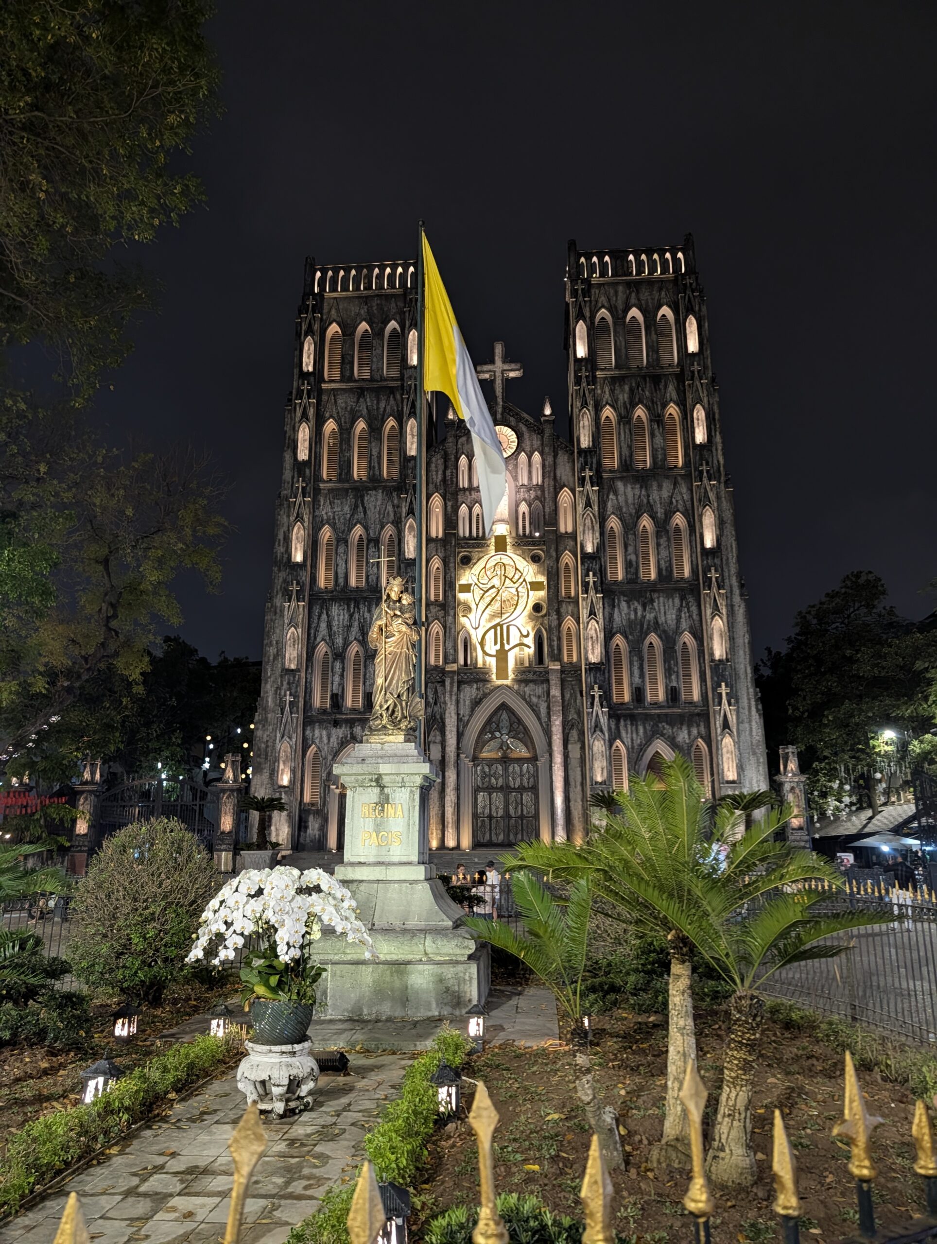 St. Joseph's Cathedral by night